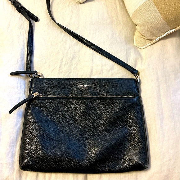 kate spade Bags Kate Spade Run Around Pebbled Leather Crossbody